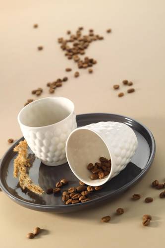 Cana de cafea Coffee Cup FV02EKF0014 - Crem - 25x9x16 cm