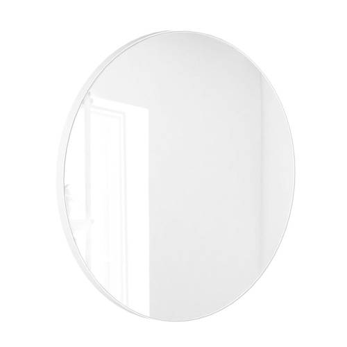 Oglinda rotunda Massi Valo Slim lucrata manual 60 cm alb