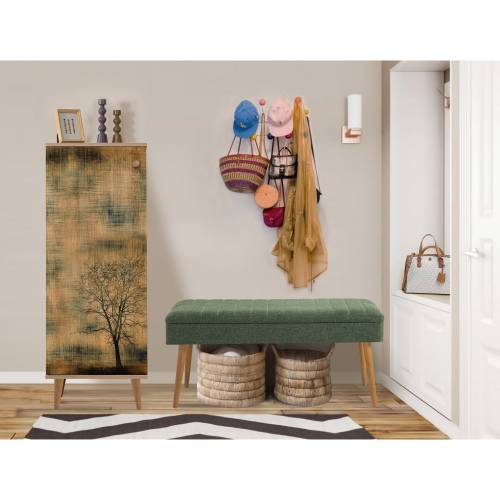 Set de mobilier pentru hol Filinta - 723 - 1053 Hallway Furniture Set 5 - Sonomo - 105x50x40 cm