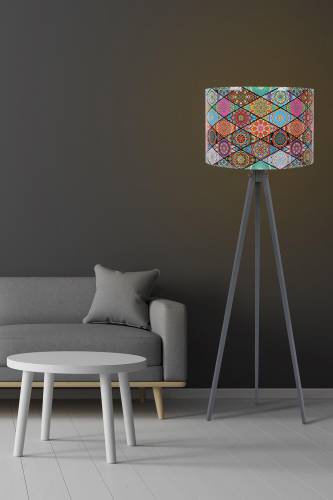 Lampa de podea Classic Floor Lamp 136 - Multicolor - 38x145x38 cm