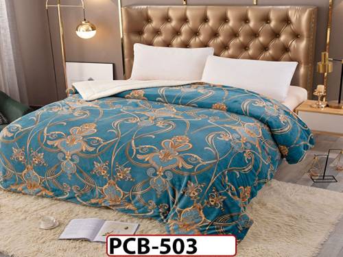 Patura Pufoasa Cocolino cu Blanita pentru pat dublu PCB503